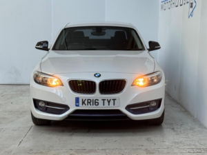 2016 BMW 2 Series 1.5 218i Sport Euro 6 (s/s) 2dr in White — image 2