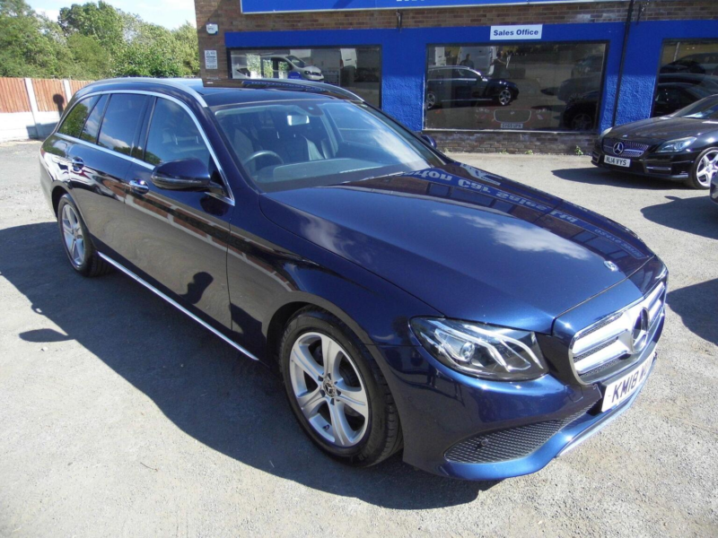2018 Mercedes-Benz E Class 2.0 E220d Se (premium) G-Tronic+ Euro 6 (s/s) 5dr in Blue — image 1