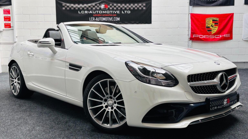 2017 Mercedes-Benz Slc 2.0 Slc200 Amg Line G-Tronic Euro 6 (s/s) 2dr in White — image 1