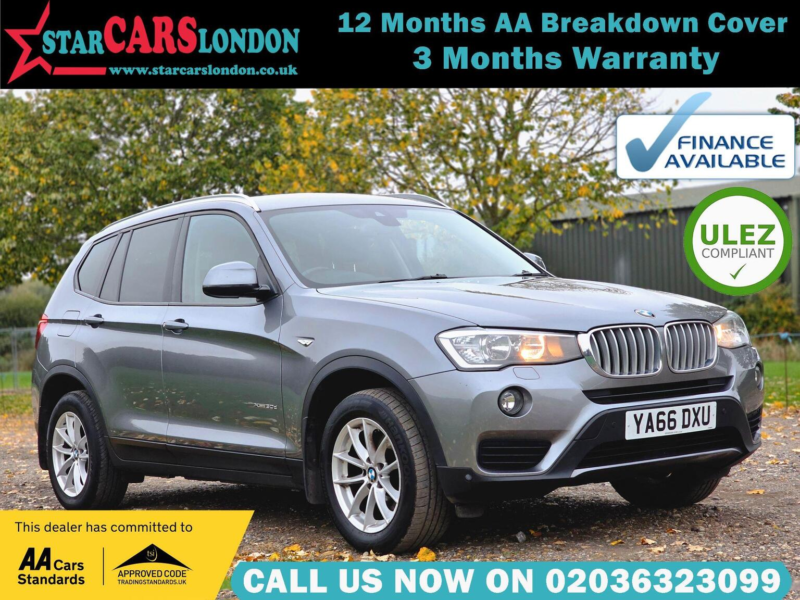 2017 BMW X3 3.0 30d Se Auto Xdrive Euro 6 (s/s) 5dr in Grey — image 1