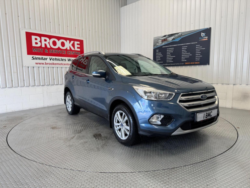 2018 Ford Kuga 2.0 Tdci Ecoblue Zetec Powershift Euro 6 5dr in Blue — image 1