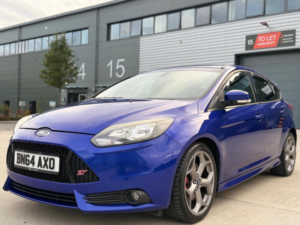 2014 Ford Focus 2.0t Ecoboost St-2 Euro 5 (s/s) 5dr in Blue — image 3