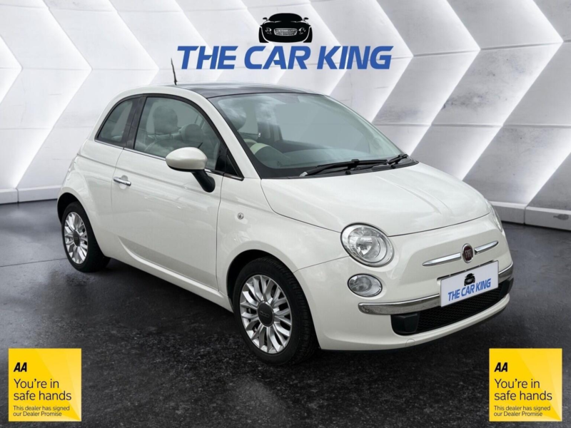 2015 Fiat 500 1.2 Lounge Euro 6 (s/s) 3dr in White — image 1