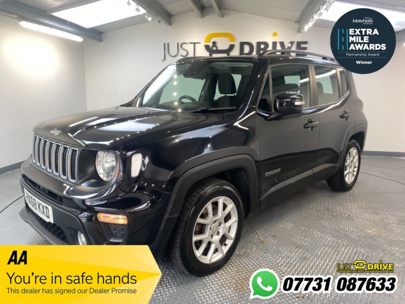 2018 Jeep Renegade 1.0 Gse T3 Longitude SUV 5dr Petrol Manual Euro 6 (s/s) (120 Ps) in Black — image 1