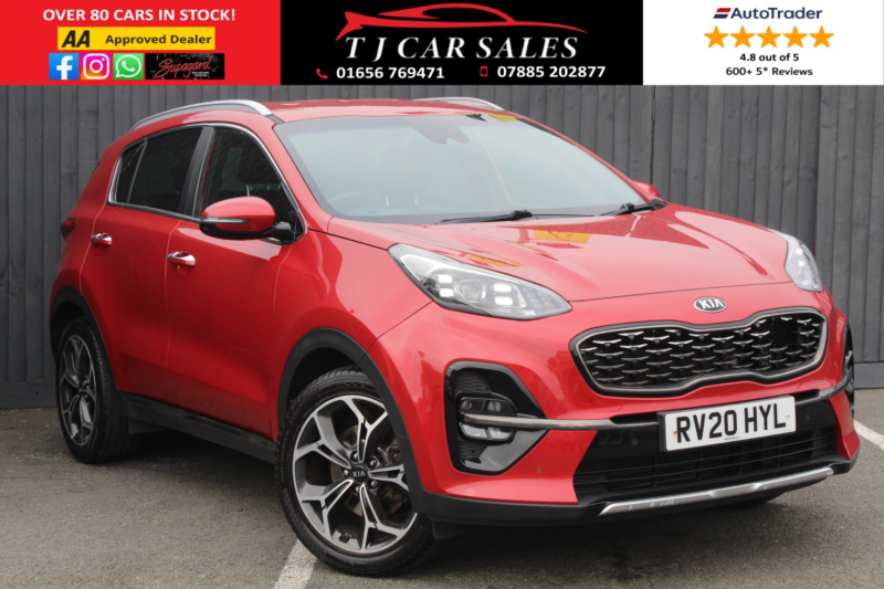2020 Kia Sportage 1.6 T-Gdi Gt-Line in Red — image 1