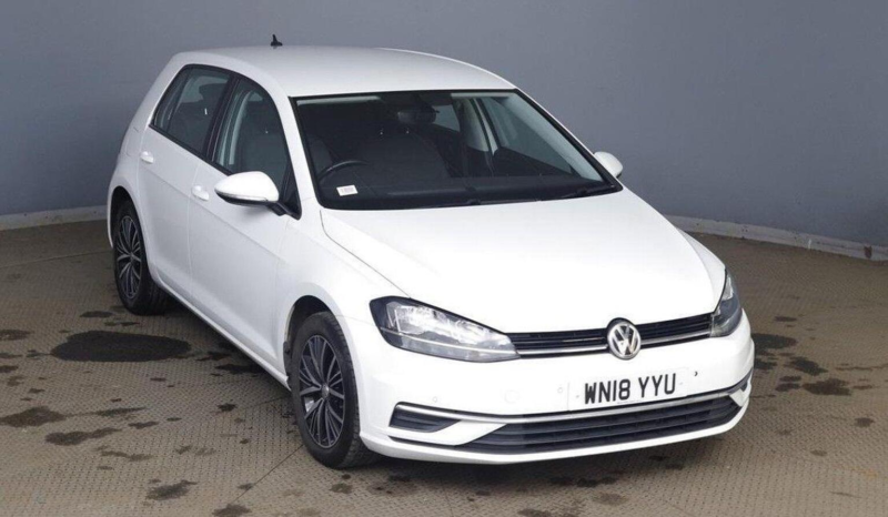 2018 Volkswagen Golf 1.4 Tsi Se Nav Euro 6 (s/s) 5dr in White — image 1