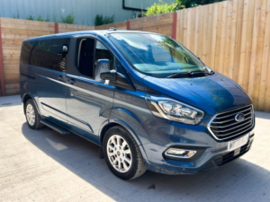 2021 Ford Tourneo Custom Drive From 3 SEAT Auto Wheechair Accessible Disabled Access Vehicle Wav in Blue — image 3