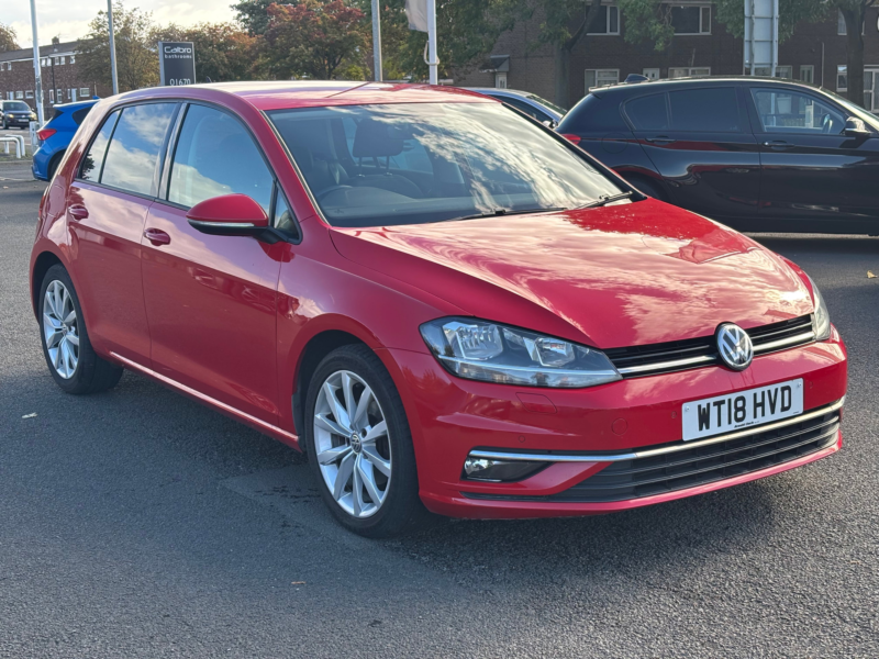 2018 Volkswagen Golf 1.6 Tdi Gt Hatchback 5dr Diesel Manual Euro 6 (s/s) (115 Ps) in Red — image 1