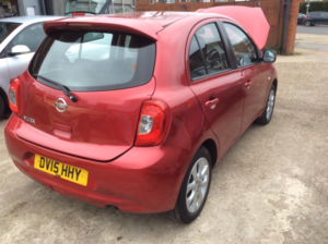 2015 Nissan Micra 1.2 Acenta in Red — image 3