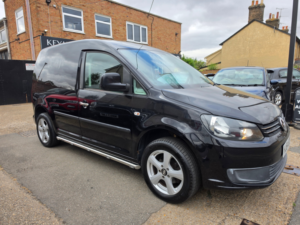 2014 Volkswagen Caddy 1.6 Tdi Bluemotion Tech C20 Trendline Panel Van 4dr Diesel Manual L1 H1 (134 G/km, 101 Bhp) in Black — image 2