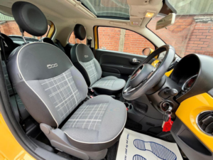 2017 Fiat 500 0.9 Twinair Lounge Euro 6 (s/s) 3dr in Yellow — image 3