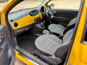 2017 Fiat 500 0.9 Twinair Lounge Euro 6 (s/s) 3dr in Yellow — image 6