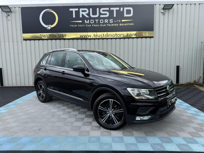 2017 Volkswagen Tiguan 2.0 Tdi Bluemotion Tech Se Navigation 4motion Euro 6 (s/s) 5dr in Black — image 1