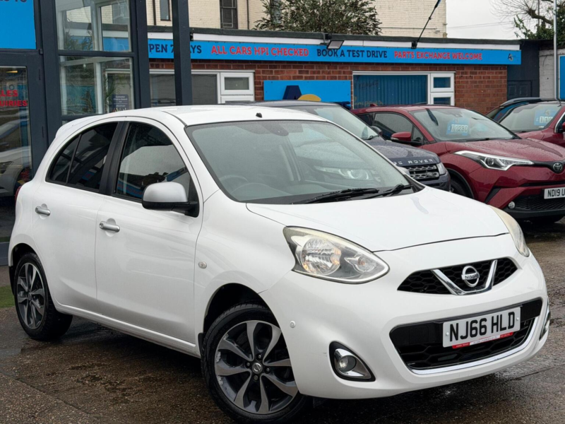 2016 Nissan Micra 1.2 N-Tec Euro 6 5dr in White — image 1