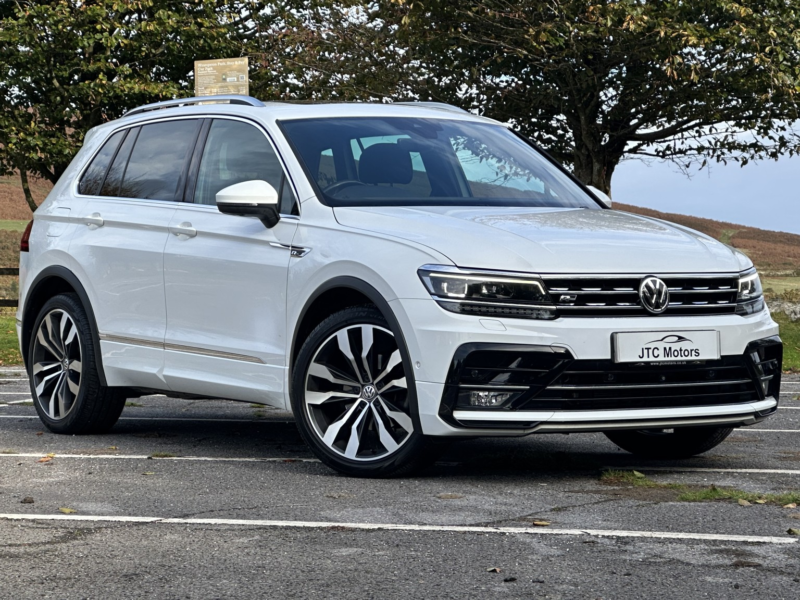 2017 Volkswagen Tiguan 2.0 Tdi 150 4motion R-Line 5dr Auto, Diesel, White + Stunning Example in White — image 1