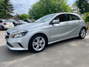 2017 Mercedes-Benz A-Class 1.6 A180 Sport Hatchback 5dr Petrol 7g-Dct Euro 6 (s/s) (122 Ps) in Silver — image 3