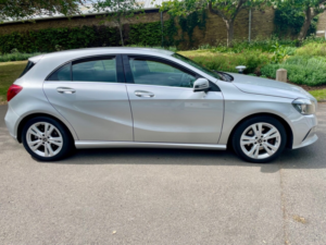 2017 Mercedes-Benz A-Class 1.6 A180 Sport Hatchback 5dr Petrol 7g-Dct Euro 6 (s/s) (122 Ps) in Silver — image 4