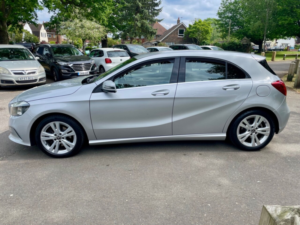 2017 Mercedes-Benz A-Class 1.6 A180 Sport Hatchback 5dr Petrol 7g-Dct Euro 6 (s/s) (122 Ps) in Silver — image 6
