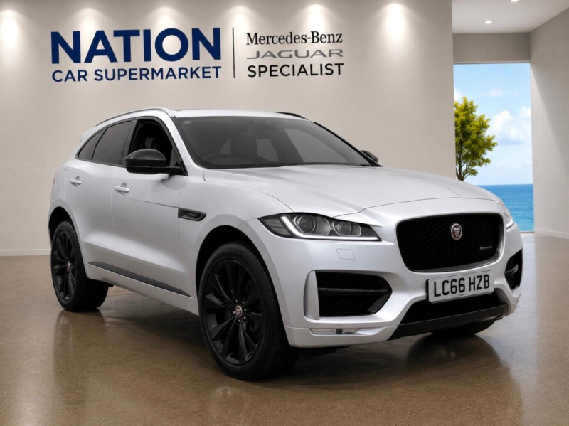 2016 Jaguar F-Pace 2.0 D180 R-Sport Auto AWD Euro 6 (s/s) 5dr in Silver — image 1