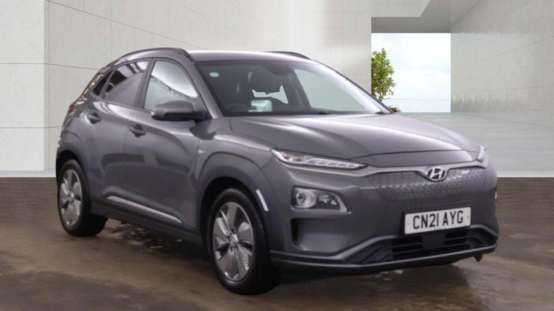 2020 Hyundai Kona 64kwh Premium Se Auto 5dr (7kw Charger) in Grey — image 1