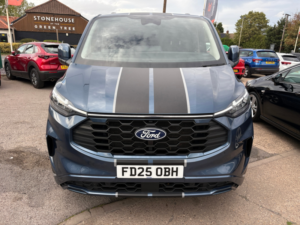 2025 Ford Transit Custom 2.0 320 Ecoblue Sport Crew Van Double Cab 5dr Diesel Auto L1 H1 Euro 6 (s/s) (170 Ps) in Blue — image 5