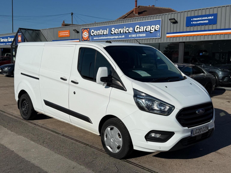 2020 Ford Transit Custom 2.0 340 Ecoblue Trend L2 H1 Euro 6 (s/s) 5dr in White — image 1