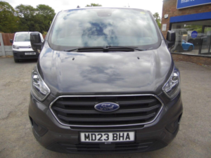 2023 Ford Transit Custom 2.0 320 Ecoblue Limited Crew Van L2 H1 Euro 6 (s/s) 5dr in Grey — image 2