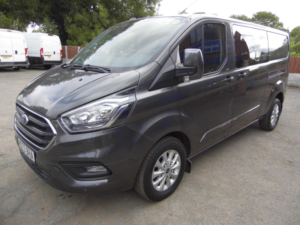 2023 Ford Transit Custom 2.0 320 Ecoblue Limited Crew Van L2 H1 Euro 6 (s/s) 5dr in Grey — image 3