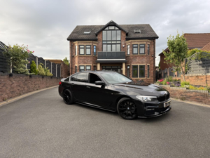 2017 BMW 5 Series 2 520d M Sport + M Performance Kit + Wheels + Obsidian Black in Black — image 4