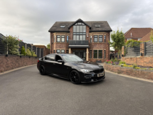 2017 BMW 5 Series 2 520d M Sport + M Performance Kit + Wheels + Obsidian Black in Black — image 5