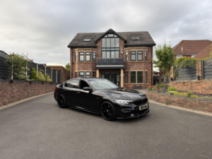 2017 BMW 5 Series 2 520d M Sport + M Performance Kit + Wheels + Obsidian Black in Black — image 6