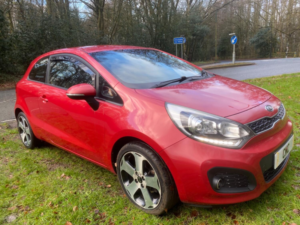 2012 Kia Rio 1.4 Crdi Ecodynamics 3 in Red — image 2