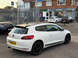 2010 Volkswagen Scirocco 2.0 Tdi Gt Euro 5 3dr in White — image 5