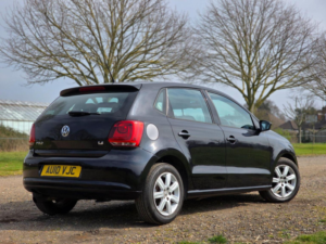 2010 Volkswagen Polo 1.4 Se DSG Euro 5 5dr in Black — image 4