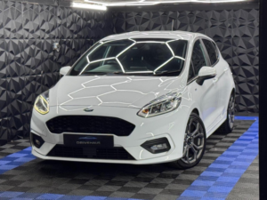 2018 Ford Fiesta 1.0t Ecoboost St-Line Euro 6 (s/s) 5dr in White — image 4