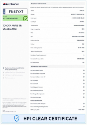 2012 Toyota Auris 1.6 V-Matic Tr 5dr in Red — image 3