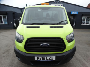 2018 Ford Transit 2.0ecoblue 350 L2 Mwb Chassis Tipper Eu6 in Green — image 2