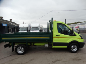 2018 Ford Transit 2.0ecoblue 350 L2 Mwb Chassis Tipper Eu6 in Green — image 4