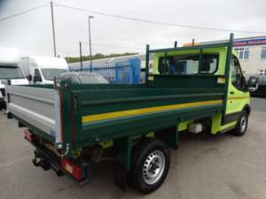 2018 Ford Transit 2.0ecoblue 350 L2 Mwb Chassis Tipper Eu6 in Green — image 6