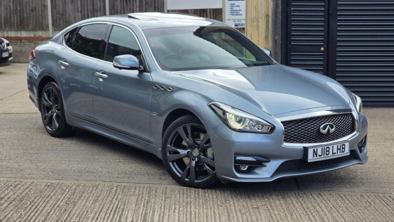 2018 Infiniti Q70 2.2d Sport Auto Euro 6 (s/s) 4dr in Blue — image 1