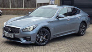 2018 Infiniti Q70 2.2d Sport Auto Euro 6 (s/s) 4dr in Blue — image 2