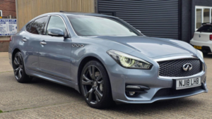 2018 Infiniti Q70 2.2d Sport Auto Euro 6 (s/s) 4dr in Blue — image 4