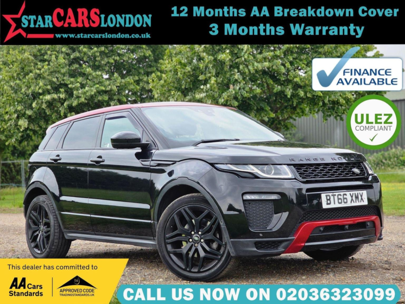 2016 Land Rover Range Rover Evoque 2.0 Td4 Ember Special Edition Auto 4WD Euro 6 (s/s) 5dr in Black — image 1