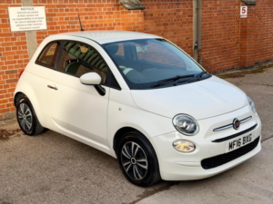 2016 Fiat 500 1.2 Pop Dualogic Euro 6 (s/s) 3dr in White — image 2
