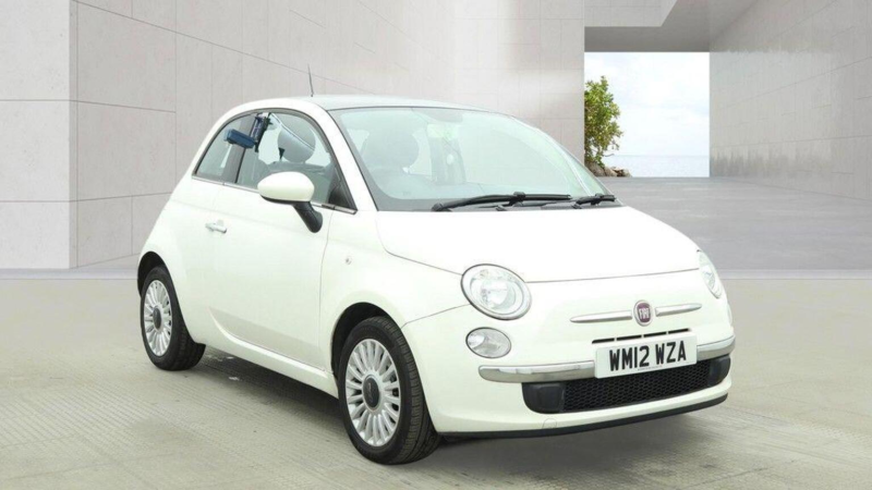 2012 Fiat 500 1.2 Lounge Euro 4 3dr in White — image 1