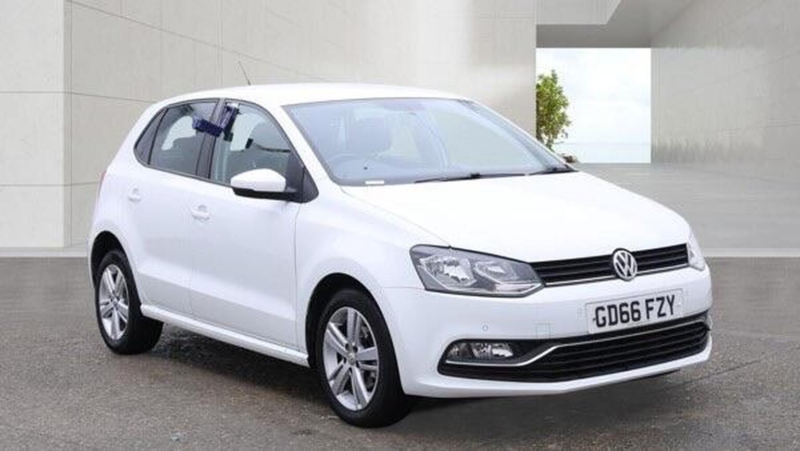 2016 Volkswagen Polo 1.0 Bluemotion Tech Match Euro 6 (s/s) 5dr in White — image 1