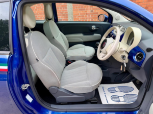 2010 Fiat 500 1.2 Lounge Euro 5 (s/s) 3dr in Blue — image 3