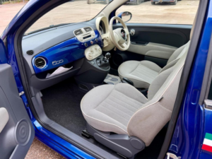 2010 Fiat 500 1.2 Lounge Euro 5 (s/s) 3dr in Blue — image 6
