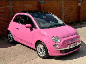 2010 Fiat 500 1.2 Start And Stop Euro 5 (s/s) 3dr in Pink — image 2