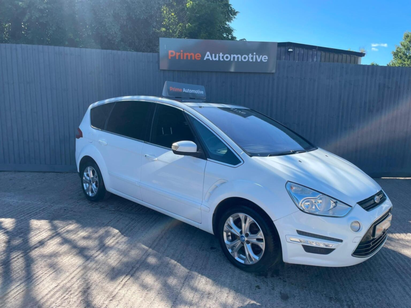 2010 Ford S-Max 2.0 Tdci Titanium Euro 5 5dr in White — image 1